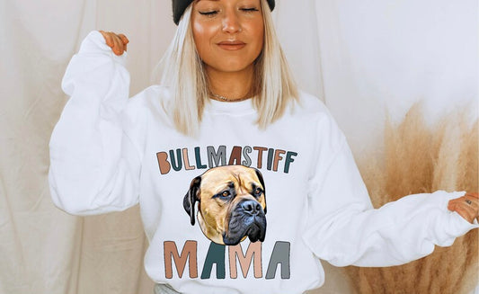 Bullmastiff Mama DTF Transfer