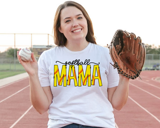 Softball Mama with Seams