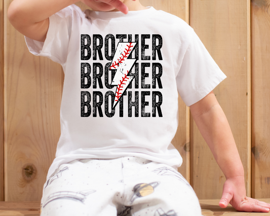 Brother Repeat Baseball Lightning Bolt