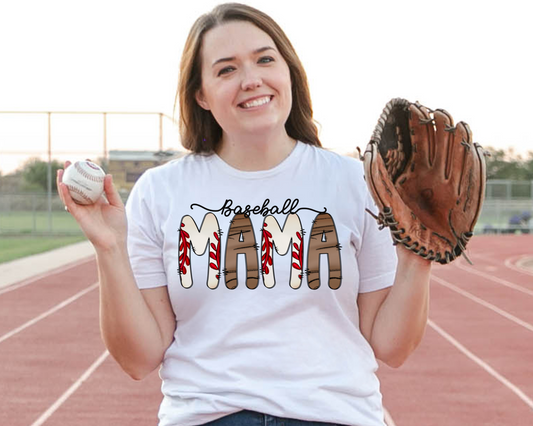 Doodle Baseball Mama