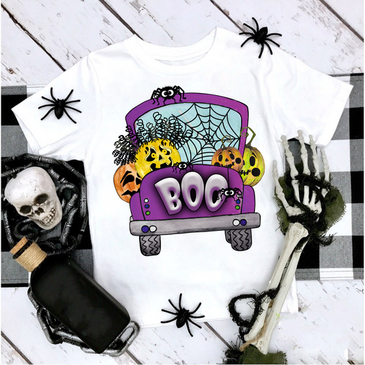 Spooky Truck DTF Transfer