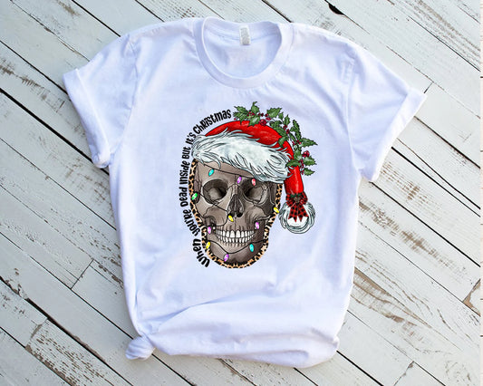 Dead Inside but its Christmas DTF Transfer