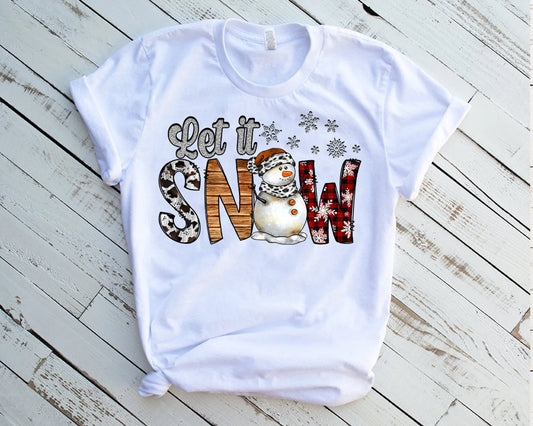 Let it Snow DTF Transfer