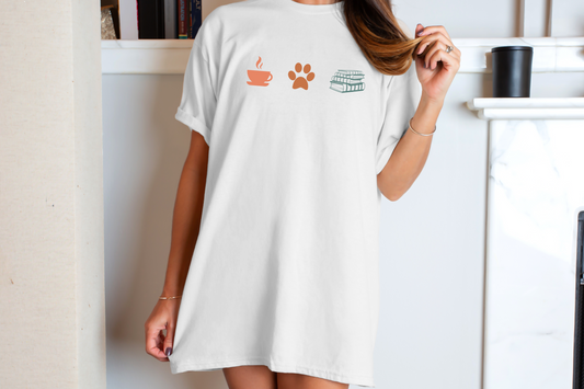 Pocket Dogs Books Coffee DTF Transfer