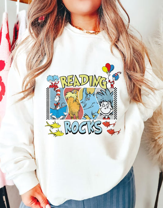 Reading Rocks Seuss DTF Transfer