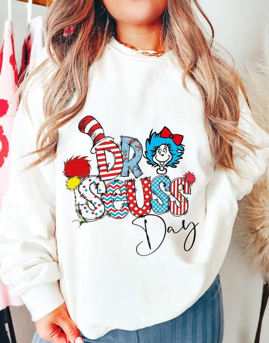 Dr Seuss Day DTF Transfer