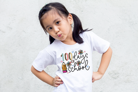 100 Days of School DTF Transfer